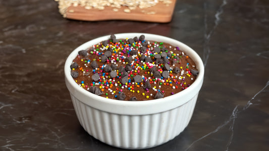 Brownie Batter Overnight Protein Oats